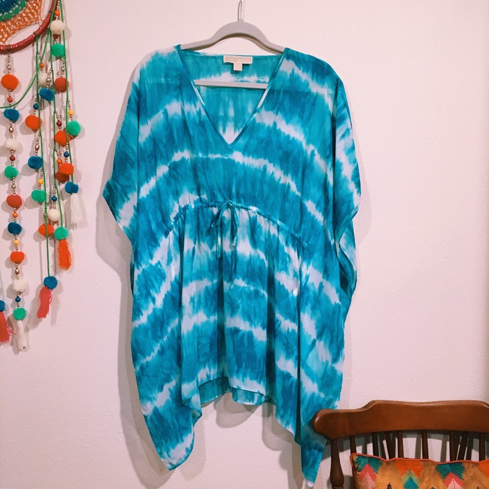 Michael Kors Sheer Tunic Cover up