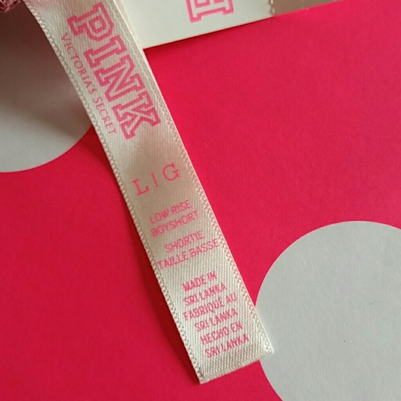 PINK VS LOGO BOYSHORT SIZE L - Picture 4 of 4