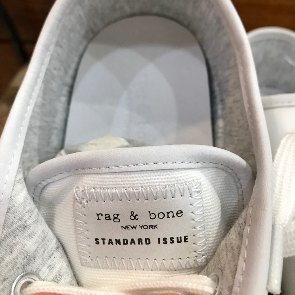 Rag & Bone Red/White low top - Picture 5 of 7