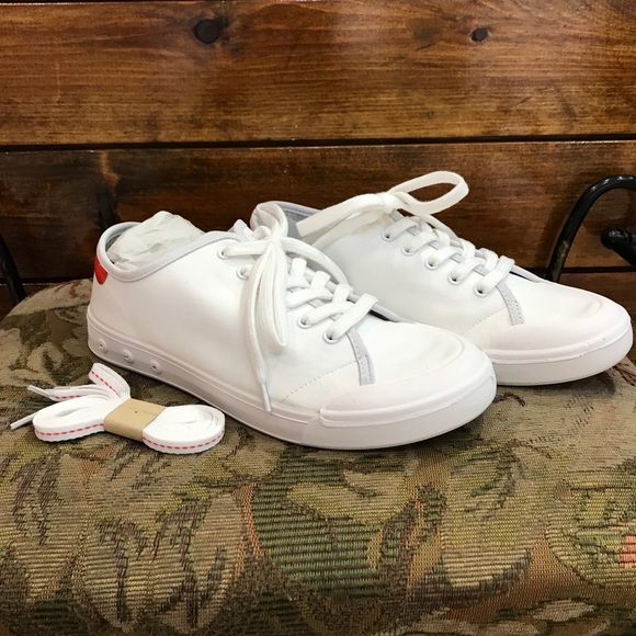 Rag & Bone Red/White low top - Picture 2 of 7