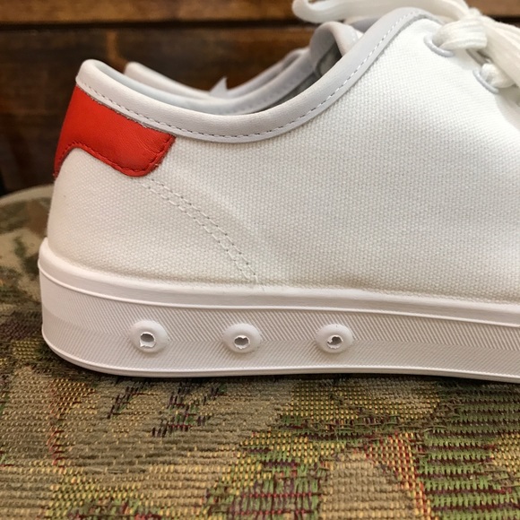 Rag & Bone Red/White low top - Picture 3 of 7