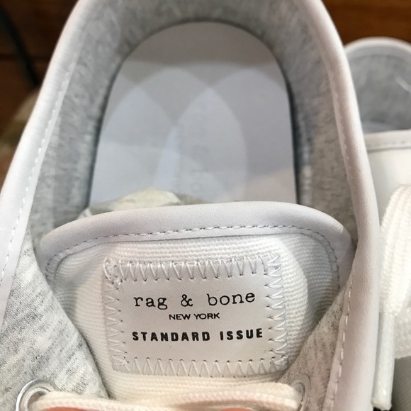 Rag & Bone Red/White low top - Picture 5 of 7