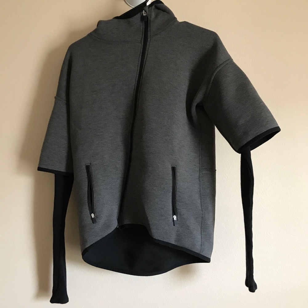 Abercrombie&Fitch Active Neoprene Full-Zip Hoodie