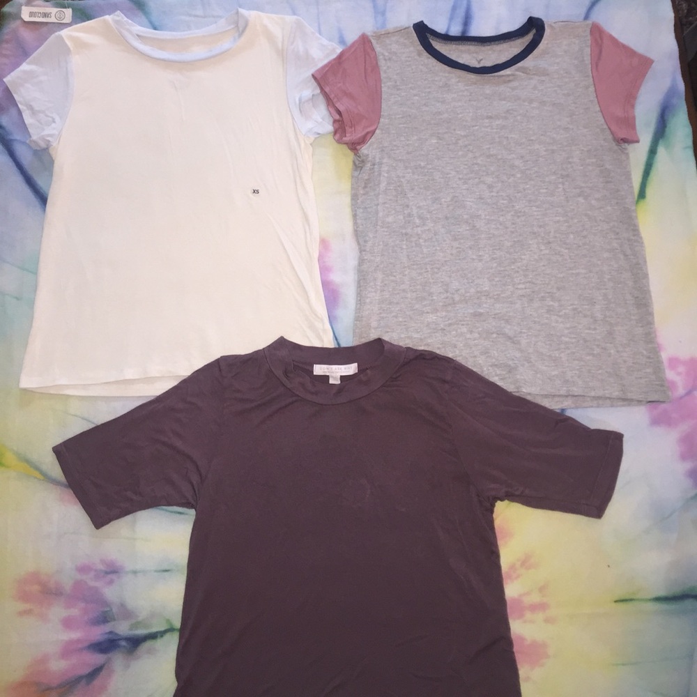 3 shirts from American eagle -very soft material-