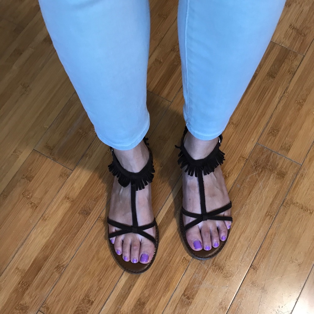 Fringe sandles