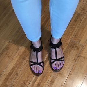 Fringe sandles