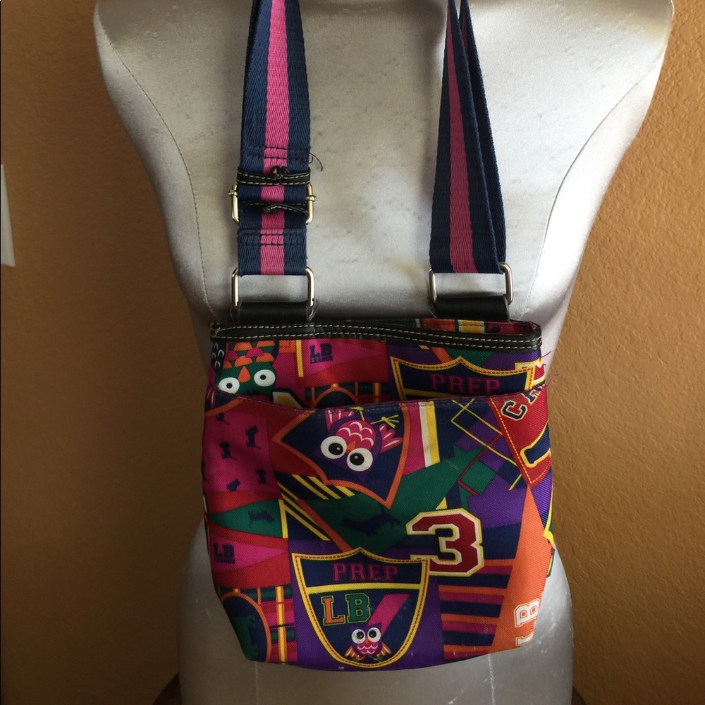 Lilly Bloom Owl cross body canvas