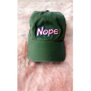 Baseball cap with patch