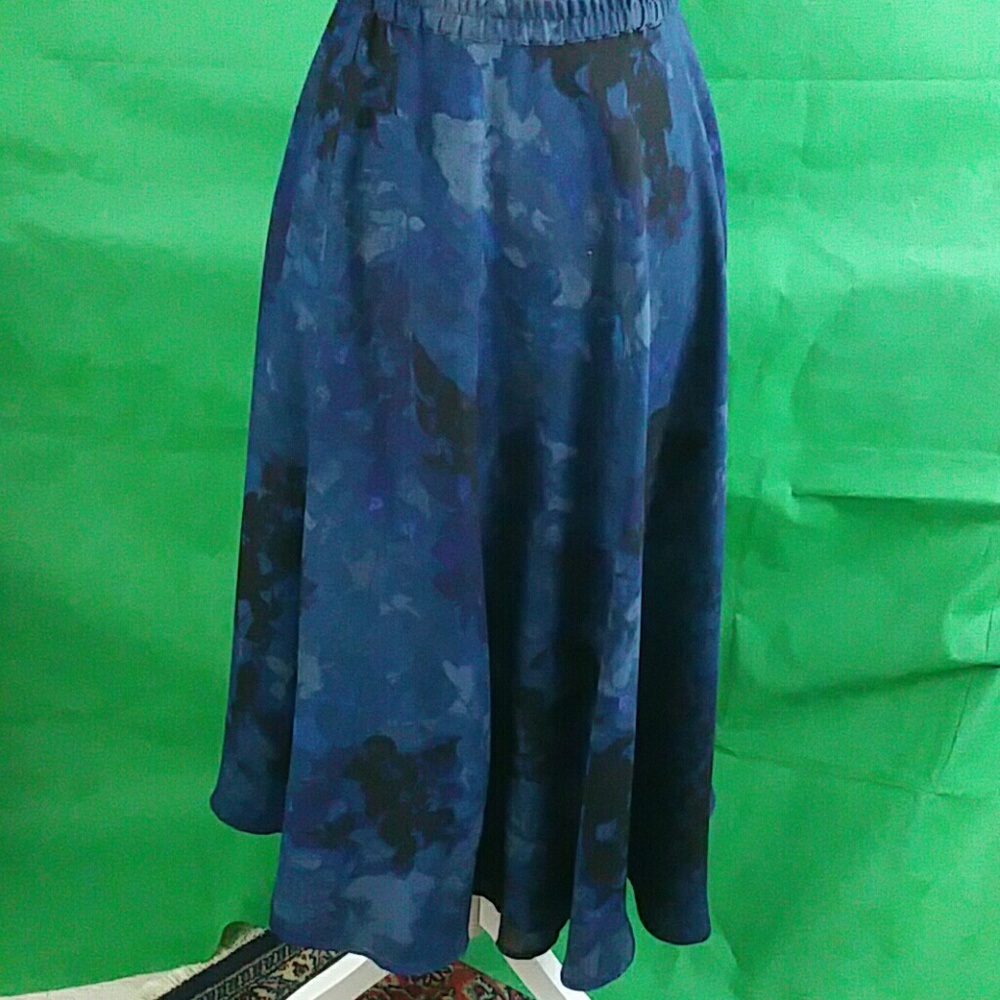 COLDWATER CREEK Reversible Chiffon Skirt 12/14