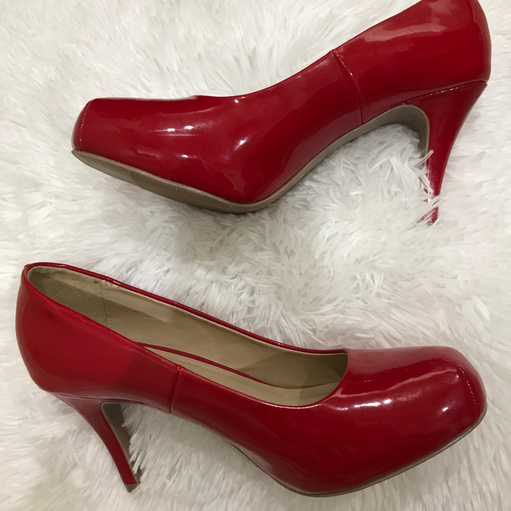 Cherry Red Pumps