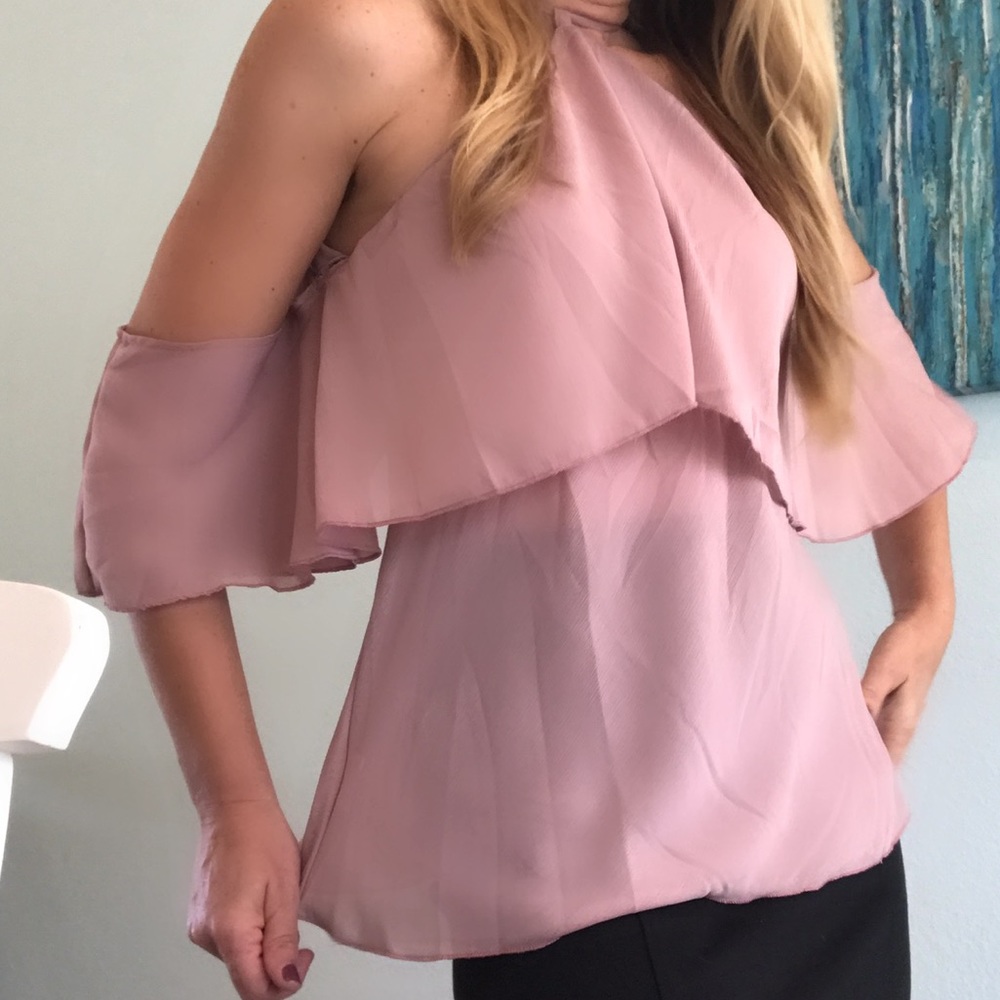 🏄🏽‍♀️Venus Blush Ruffle Top 🏖 Summer Sale - Picture 4 of 8