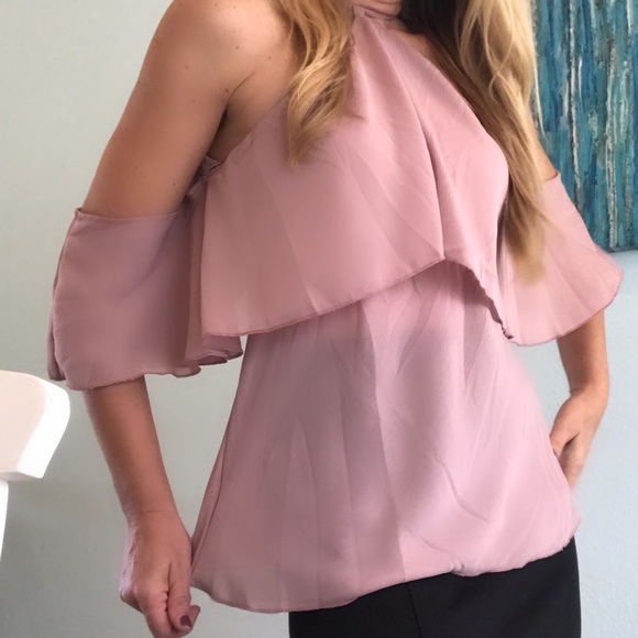 🏄🏽‍♀️Venus Blush Ruffle Top 🏖 Summer Sale - Picture 4 of 8