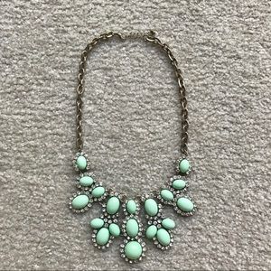 Mint Charming Charlie Statement Necklace