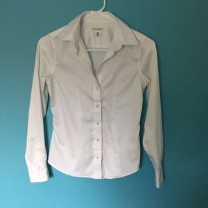 White button down (non-iron) by Banana Republic