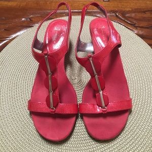 Shoes with matching handbag