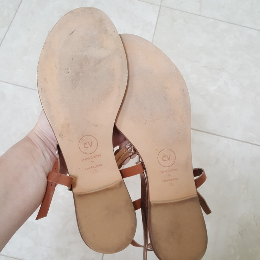 Cynthia Vincent leather sandals 7.5 - Picture 6 of 8