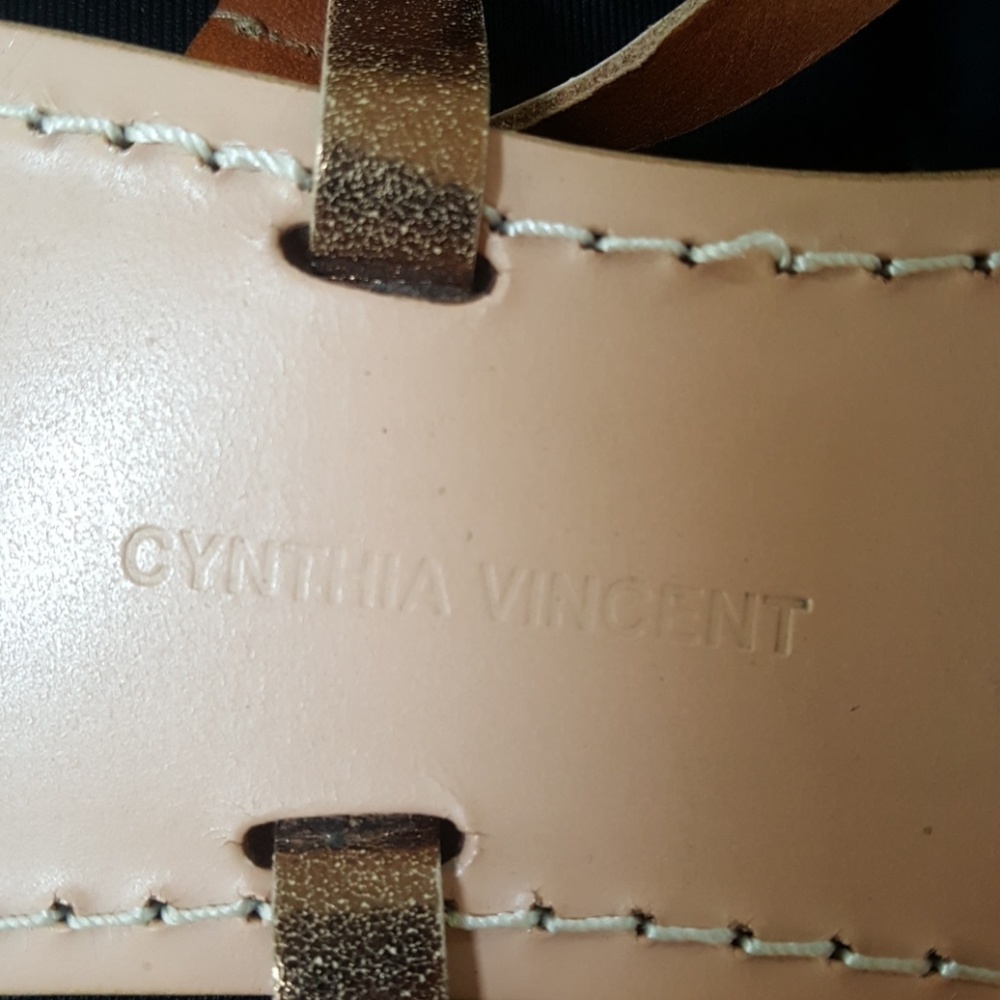 Cynthia Vincent leather sandals 7.5 - Picture 8 of 8