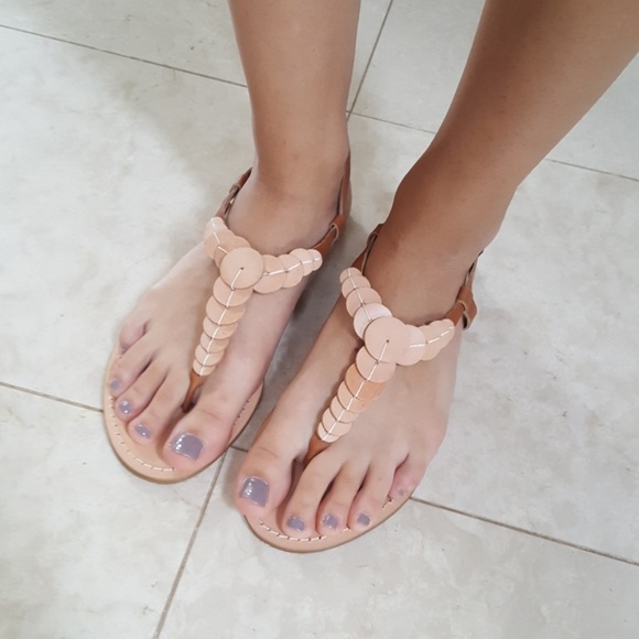 Cynthia Vincent Shoes - Cynthia Vincent leather sandals 7.5