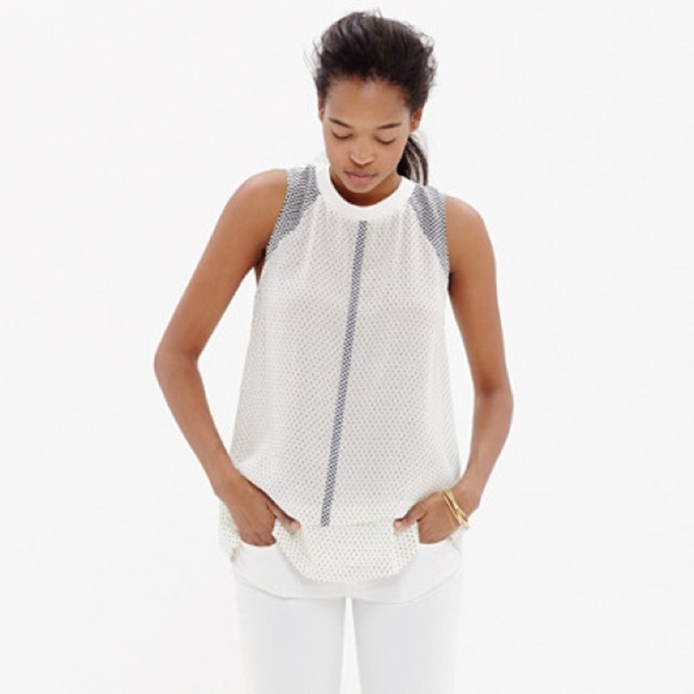 Madewell Silk Incline Top