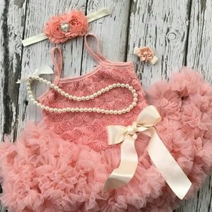 Baby girls first birthday dress