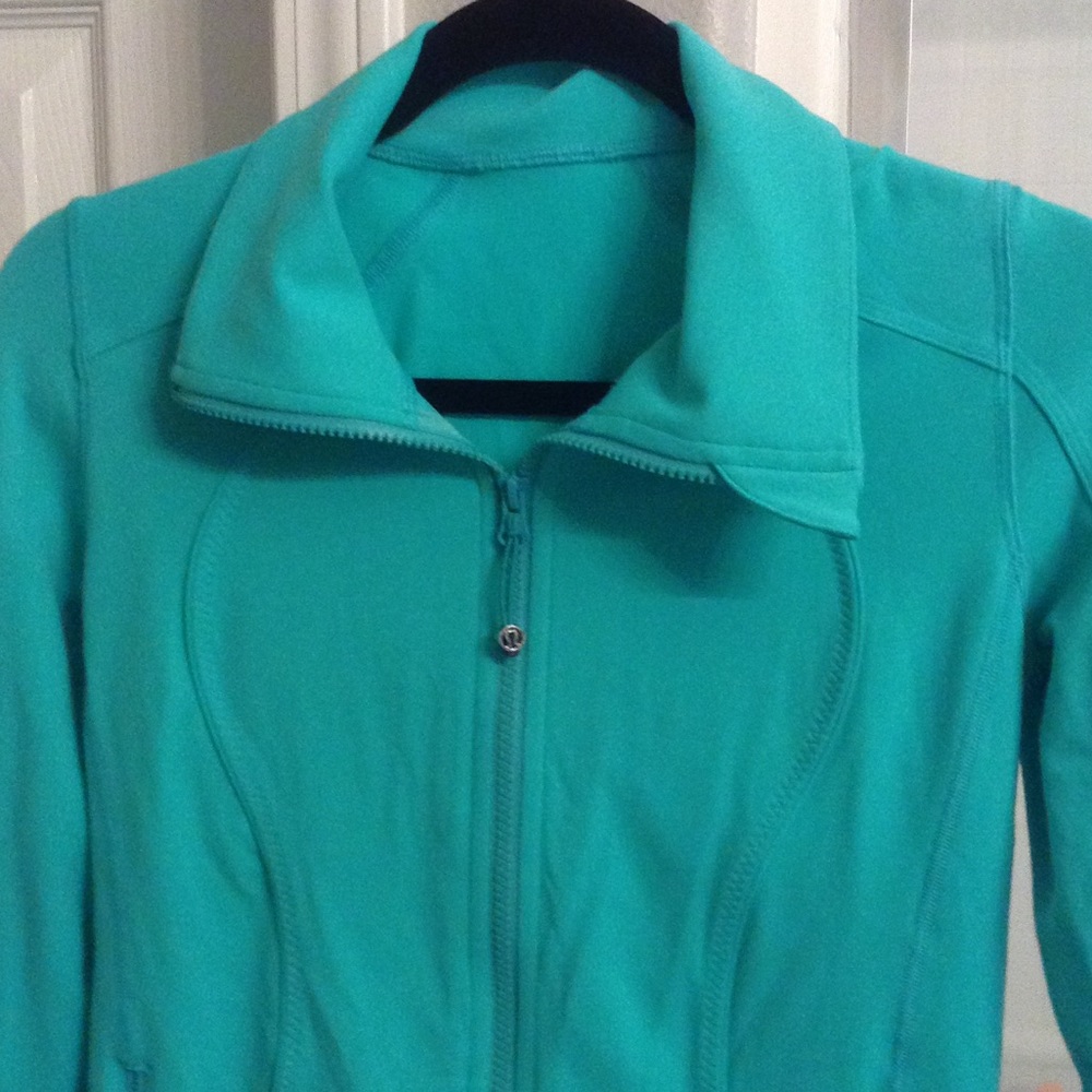 Lululemon track jacket--mint green color