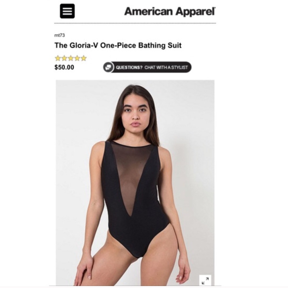 Flash Sale⚡️Gloria-V one swimsuit NWOT