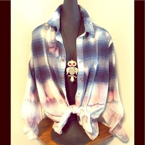 Blueberry Boyfriend Flannel!