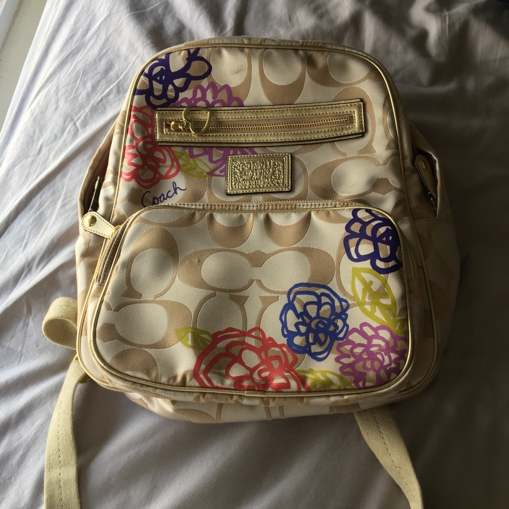Coach mini backpack
