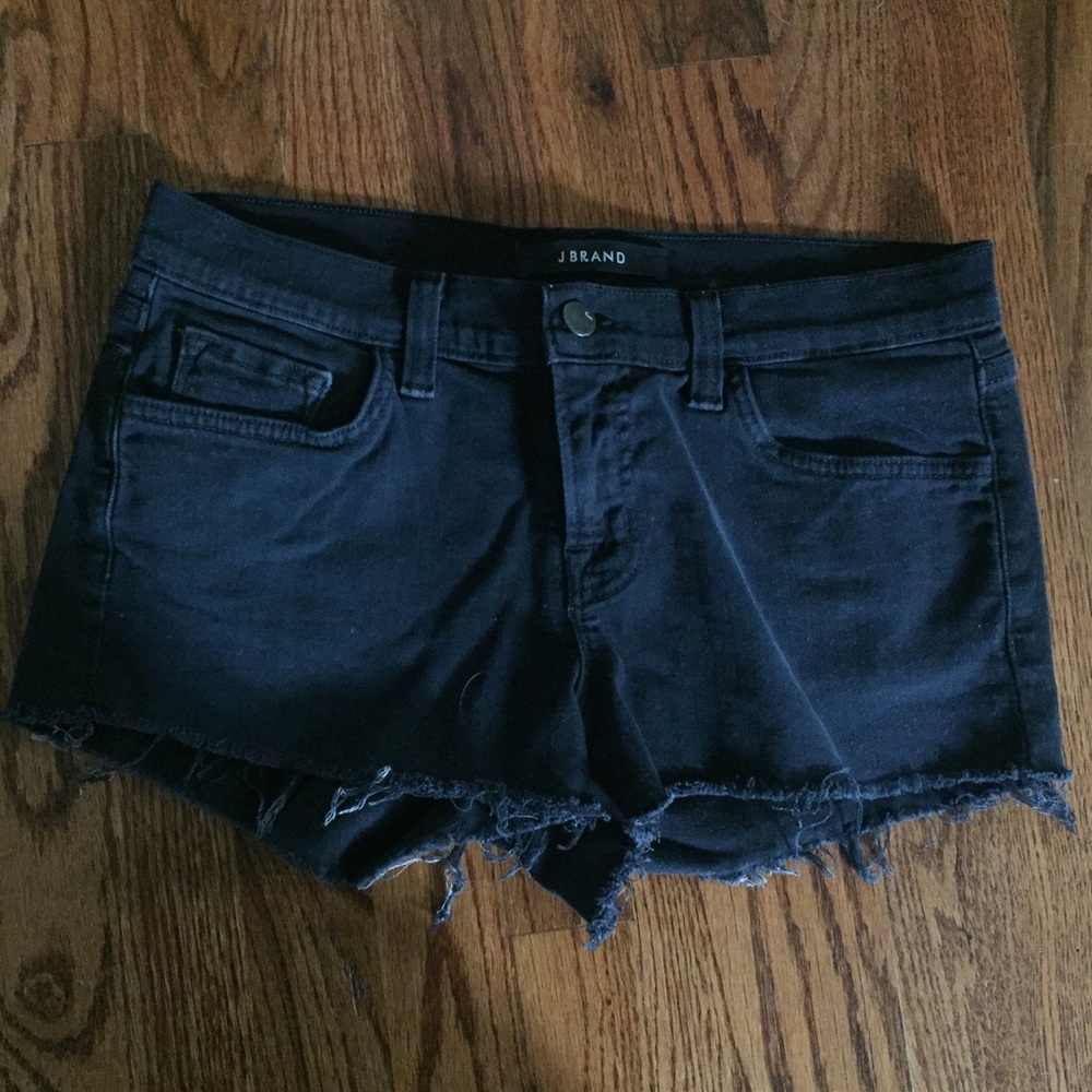 J BRAND Black Jean Shorts