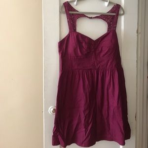 Pretty American Eagle Cranberry Dress