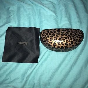 Guess Leopard Sunglasses Case