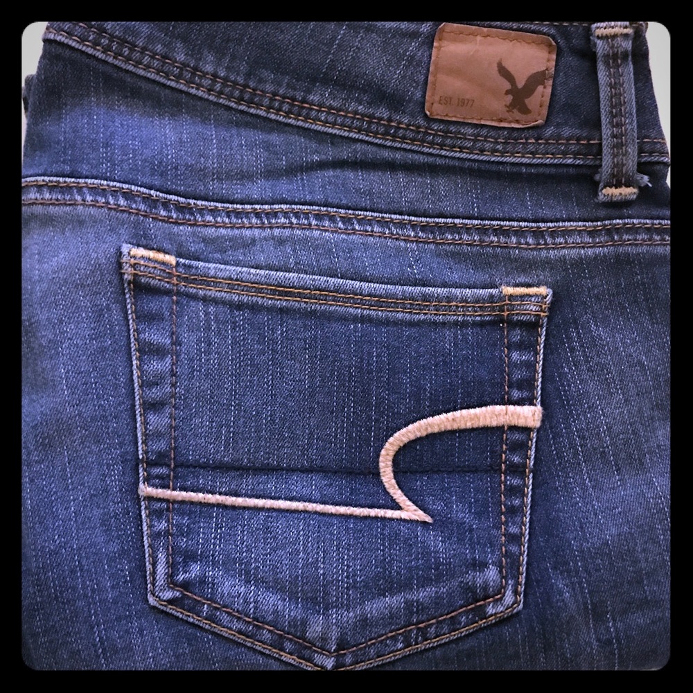 American Eagle Kick Boot Dark Denim Jeans