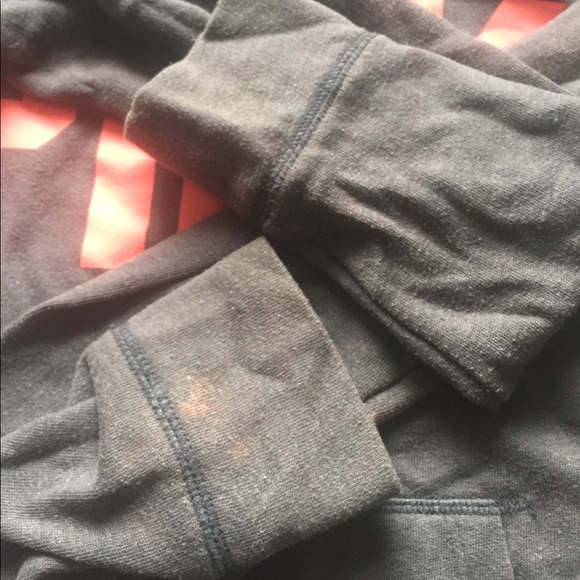 Victoria's Secret PINK XS Hot Pink/Gray Hoodie - Picture 5 of 5