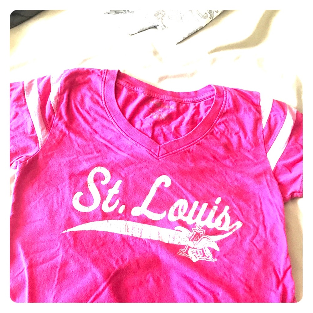 St. Louis jersey v-neck  tshirt!