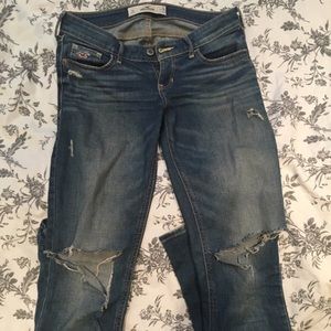 Ripped Hollister jeans