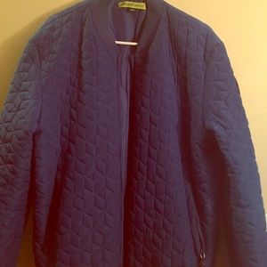 Men's Versace quilted bomber jacket