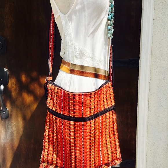 Boho Style embroidery Bag. - Picture 3 of 4