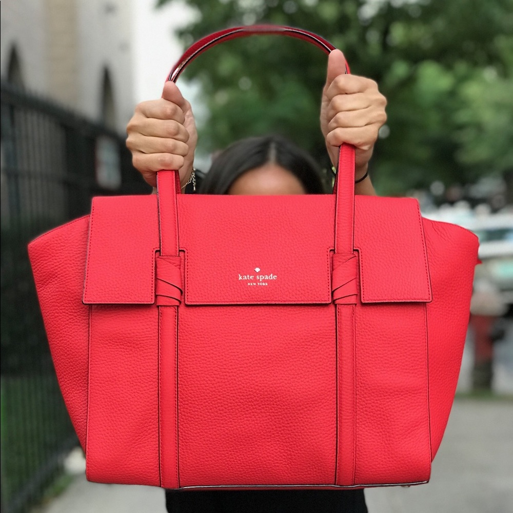 Red Kate Spade Daniels Drive Abigail Satchel