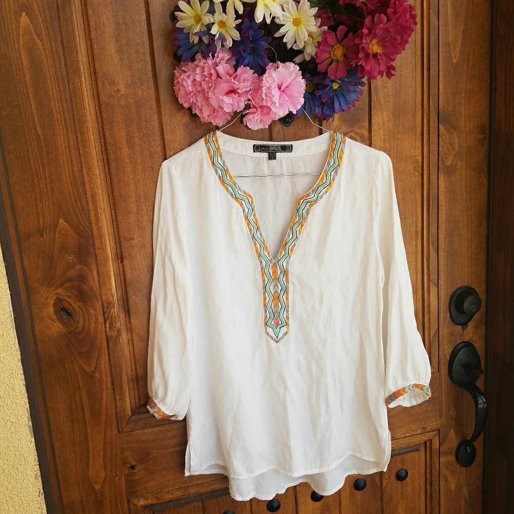 cute embroidered blouse