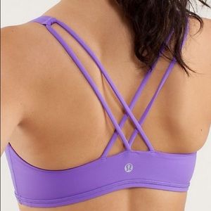 Lululemon free to be purple sports bra