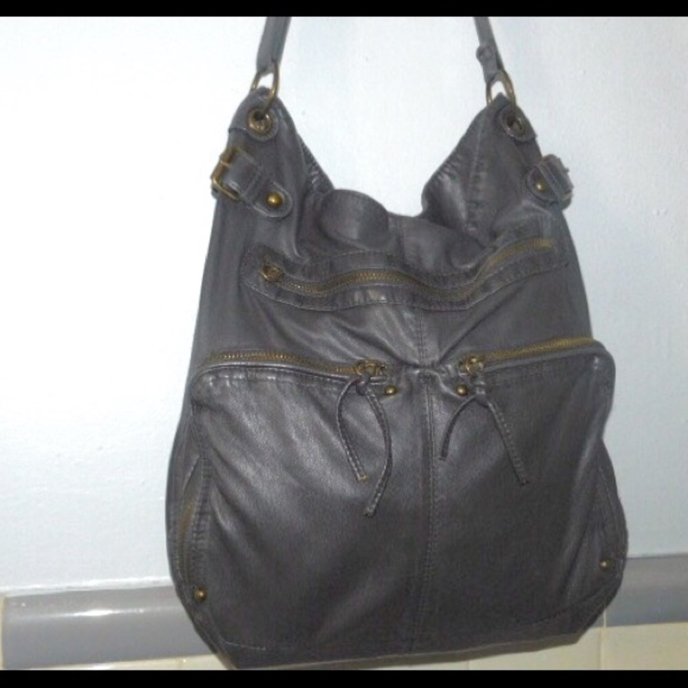 Mossimo Supply Co grey Cross-body bag