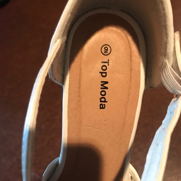 Women's Top Moda Wedge shoes - Picture 4 of 7