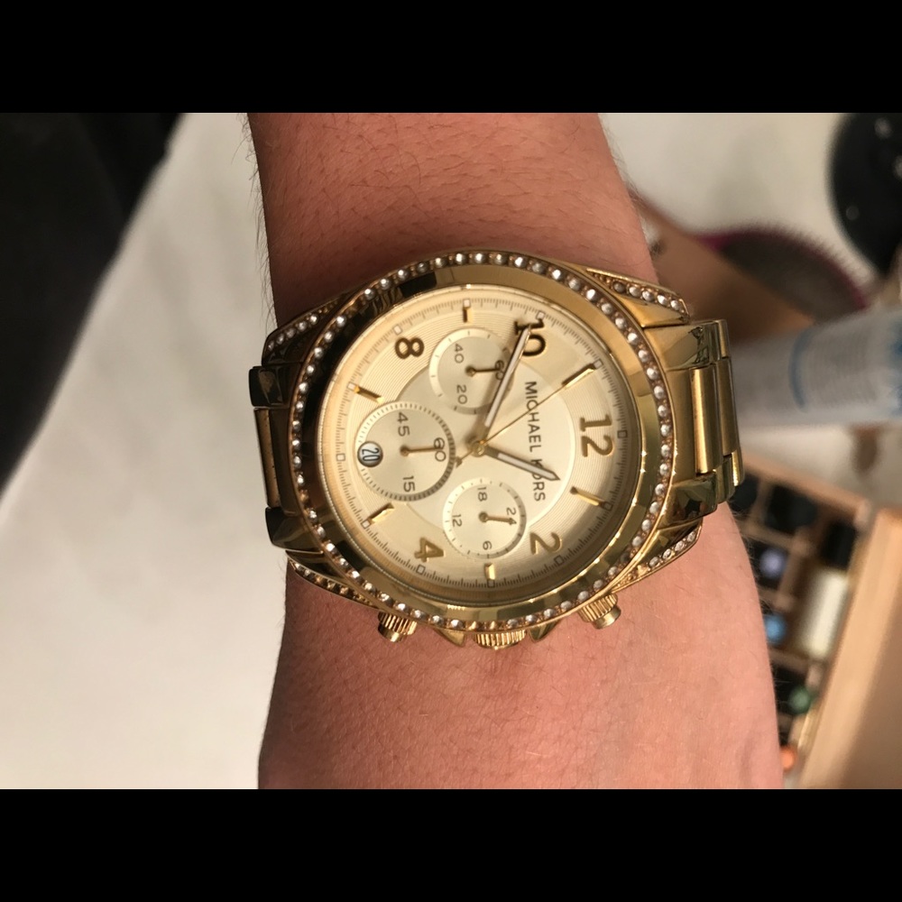 Michael Kors link large face watch
