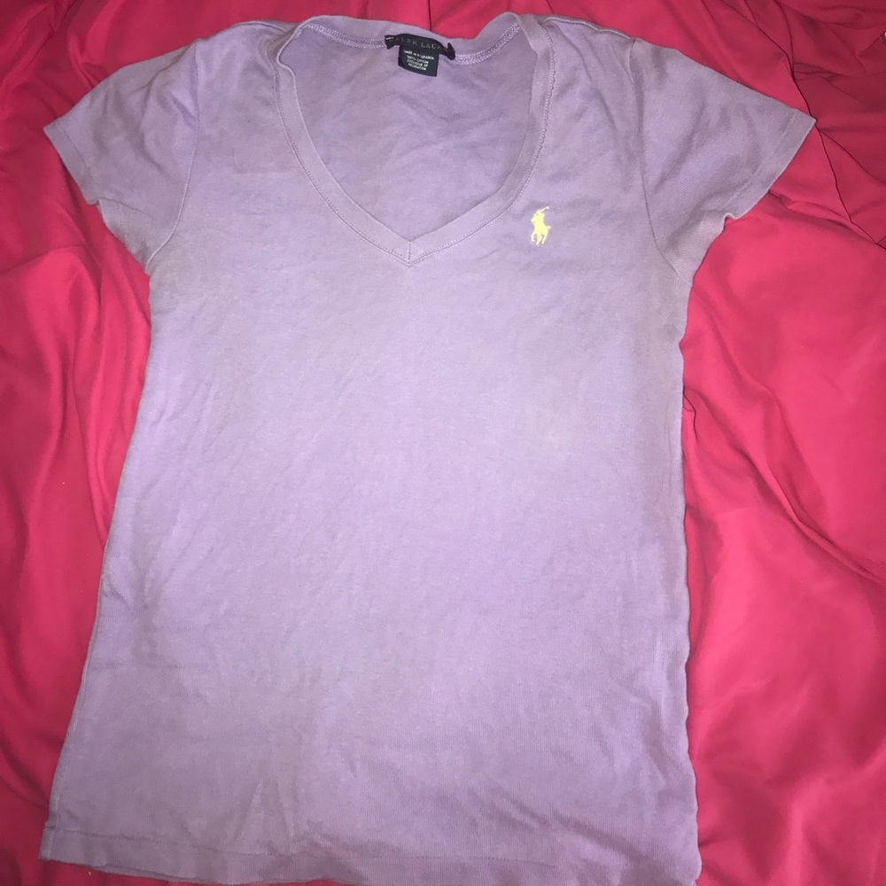 Girl medium purple polo