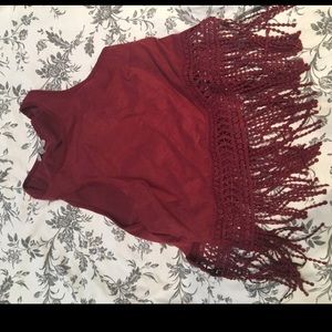 Fringe crop top