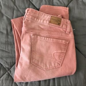 AE Blush Pink Skinny Jeans