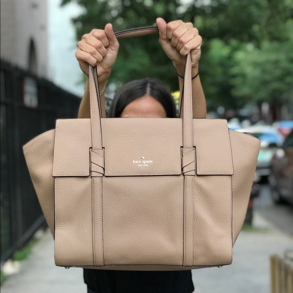 Tan Kate Spade Daniels Drive Abigail Satchel NWT
