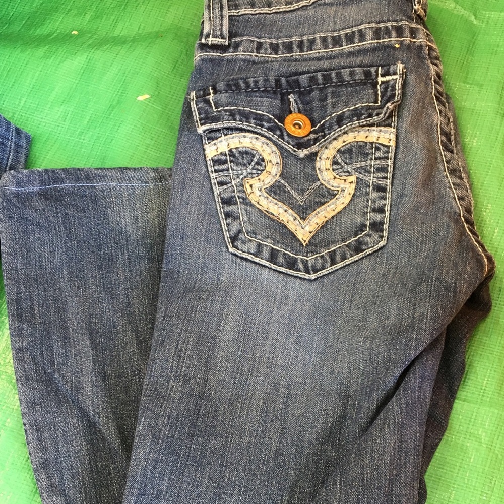 Big Star Jeans Sweet Boot ultra low rise sz 26R