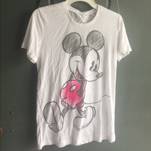 DISNEY S Mickey Mouse Short-Sleeved T-Shirt - Picture 1 of 4