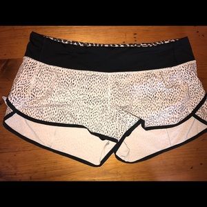 Lululemon Speed Shorts size 10